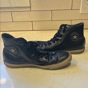 Converse All Star Black Leather Sneakers
